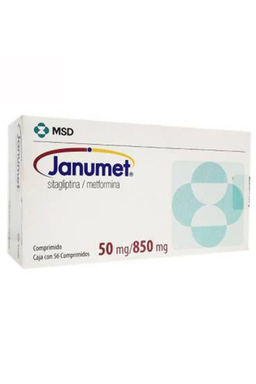 Thuốc Janumet 50mg/850mg điều trị đái tháo đường tuýp 2 (hộp 4 vỉ x 7 viên)