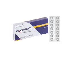 Thuốc Exforge 5mg/80mg điều trị đái tháo đường tuýp 2 (hộp 2 vỉ x 14 viên)