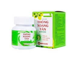 Thuốc thông xoang tán Nam Dược điều trị viêm mũi xoang, viêm mũi mạn tính (Lọ 50 viên)