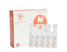 Dung dịch khí dung Nebusal 3% vệ sinh mũi họng (Hộp 1 vỉ x 5 ống 5ml)