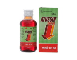 Thuốc Siro ho Atussin giúp giảm ho, long đờm (Chai 60ml)
