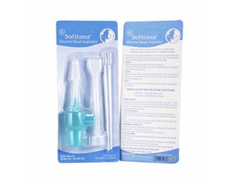 Dụng cụ hút mũi Silicone SOFTTANA làm sạch, thông thoáng đường thở