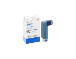 Thuốc Ventolin Inhaler 100mcg/liều GSK giãn cơ trơn phế quản (Hộp 1 lọ x 200 liều)