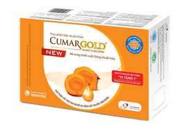 Viên uống Cumargold New Cap hỗ trợ giảm viêm loét dạ dày, tá tràng (Hộp 3 vỉ x 10 viên)