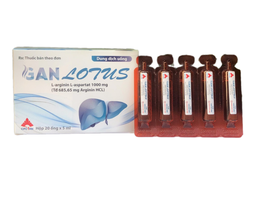 Thuốc Ganlotus Sol 1000mg/5ml điều trị suy giảm chức năng gan (Hộp 4 vỉ x 5 ống)