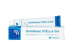 Thuốc Diclofenac STELLA Gel giảm triệu chứng đau và viêm tại chỗ (Hộp 1 tuýp 20g)