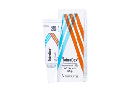 Thuốc TobraDex Alcon điều trị viêm và nhiễm khuẩn mắt (Hộp 1 tuýp x 3,5g)