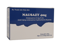 Thuốc Nausazy 4mg dự phòng và điều trị nôn (Hộp 4 vỉ x 5 ống 5ml)