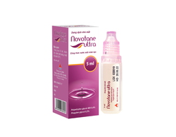 Nước mắt nhân tạo Novotane ultra giảm kích ứng, khô mắt (Hộp 1 lọ 5ml)
