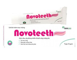 Gel bôi Novoteeth giảm đau niêm mạc miệng (Hộp 1 tuýp 10g)