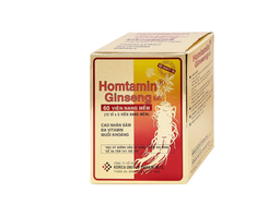 Thuốc Homtamin Ginseng Korea United cung cấp vitamin và muối khoáng (Hộp 12 vỉ x 5 viên)