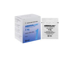 Thuốc Singulair 4mg MSD điều trị hen phế quản mạn tính (Hộp 28 gói)