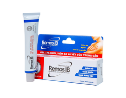 Thuốc Remos IB trị ngứa, viêm da và vết côn trùng cắn (Hộp 1 tuýp 10g)