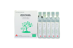 Thuốc tiêm Zentanil 1g/10ml điều trị thiểu năng tuần hoàn não và rối loạn tiền đình (Hộp 10 lọ x10ml)