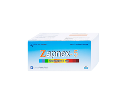 Thuốc Zapnex-5 điều trị tâm thần phân liệt (Hộp 6 vỉ x 10 viên)