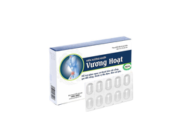 Viên xương khớp Vương Hoạt giảm nguy cơ thoái hóa cột sống, đau vai gáy (Hộp 2 vỉ x 10 viên)