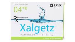Thuốc Xalgetz 0.4mg điều trị phì đại tuyến tiền liệt (Hộp 1 vỉ x 10 viên)