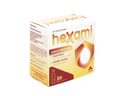 Thuốc nhỏ mắt Hexami 0.4ml giảm tình trạng nhức mắt, mỏi mắt, phòng ngừa các bệnh về mắt (Hộp 4 vỉ x 5 ống)