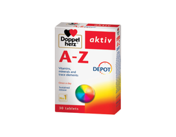 Viên uống Aktiv A-Z Depot Doppelherz bổ sung vitamin và khoáng chất (Hộp 30 viên)