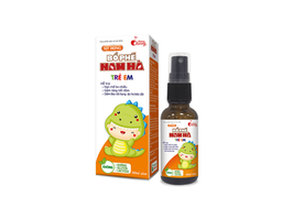 Xịt họng Bổ Phế Nam Hà trẻ em giúp dịu họng tức thì, giảm ho, long đờm, giảm co thắt (Lọ 30ml)