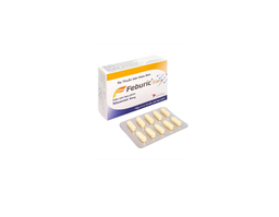 Thuốc Feburic 80mg điều trị tăng axit uric máu mãn tính cho bệnh nhân gout (Hộp 3 vỉ x 10 viên)