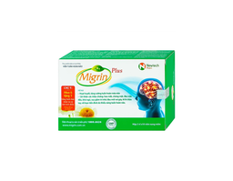 Viên uống Migrin Plus CVI Pharma hỗ trợ hoạt huyết, tăng cường tuần hoàn máu não (20 viên)
