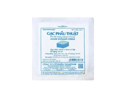 Gạc phẫu thuật Tanaphar (10cmx10cmx8lớp) ( Gói 10 cái)