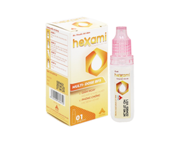 Thuốc nhỏ mắt Hexami trị viêm kết mạc, sung huyết mắt (Hộp 1 Ống 5ml) 