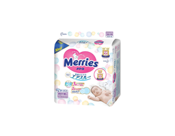 Bỉm dán Merries siêu thấm size SS gói 90 chiếc