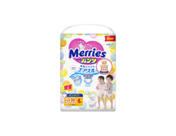 Bỉm quần Merries siêu thấm  size XL gói 38 chiếc