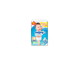 Tã quần Moony mềm mại siêu thấm size M  gói 64 chiếc (58+6)
