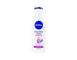 Sữa dưỡng thể Nivea Extra White Night Nourish giúp trắng sáng và chăm sóc da ban đêm (chai 250ml)