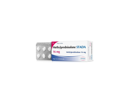 Thuốc Methylprednisolone STADA 16mg điều trị viêm khớp dạng thấp, lupus ban đỏ hệ thống (Hộp 10 vỉ x 10 viên)