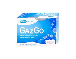 Thuốc GazGo MEGA We care điều trị khó chịu, căng đau, trướng bụng (3 vỉ x 10 viên)