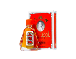 Dầu gió Siang Pure Oil Formula I giảm triệu chứng cảm lạnh, nhức đầu, chóng mặt, ngạt mũi (Hộp 1 lọ 7ml)
