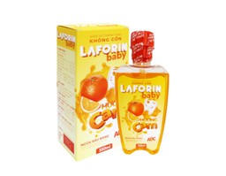 Nước súc miệng Laforin Baby hương cam vệ sinh răng miệng cho bé (Chai 350ml)