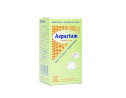 Thuốc bột Aspartam Pharmedic tạo vi ngọt ít năng lượng dành cho người béo phì, tiểu đường (Hộp 50 gói x 1g)
