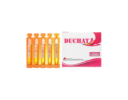 Thuôc Duchat 7.5ml phòng và trị thiếu vitamin và axit amin (hộp 4 vỉ x 5 ống) 
