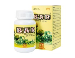 Thuốc lợi gan mật Bar Pharmedic điều trị các bệnh về gan (Lọ 180 viên)