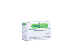 Thuốc Calci - D Mekophar bổ sung Canci (hộp 10 vỉ x 10 viên)