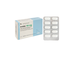 Thuốc Imidu 60mg điều trị đau thắt ngực (hộp 3 vỉ x 10 viên) 