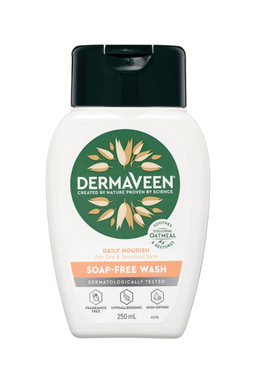 Sữa tắm Dermaveen daily nourish soap-free wash làm sạch sâu cho da (Chai 250ml)