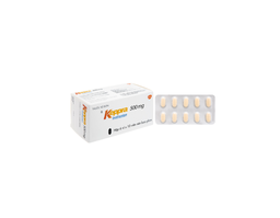 Viên nén Keppra 500mg GSK điều trị các cơn động kinh cục bộ (Hộp 6 vỉ x 10 viên)