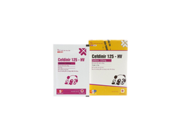 Thuốc Cefdinir 125-HV Sac điều trị nhiễm khuẩn ( hộp 10 gói)