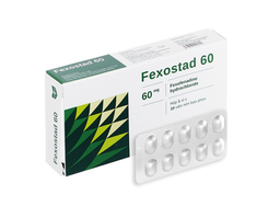 Thuốc Fexostad 60 Tab điều trị viêm mũi dị ứng, mày đay ( hộp 1 vỉ x 10 viên)