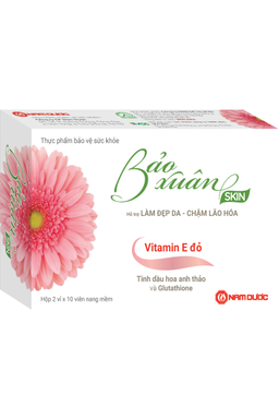 Thực phẩm bảo vệ sức khỏe Bảo Xuân Skin (Hộp 2 vỉ x 10 viên)
