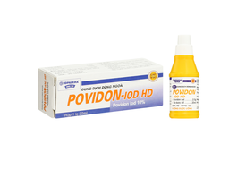 Dung dịch Povidon Iod HD 10% sát khuẩn vết thương ( chai 90 ml)