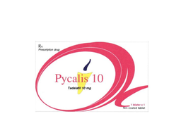 Thuốc Pycalis 10 Tab điều trị rối loạn cương dương ( hộp 1 vỉ x 1 viên)