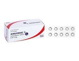 Thuốc Amlodac 5 trị tăng huyết áp, đau thắt ngực (Hộp 10 vỉ x 10 viên)