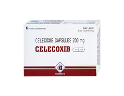 Thuốc Celecoxib Cap 200mg DMC trị thoái hóa khớp (Hộp 3 vỉ x 10 viên)